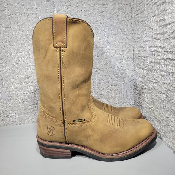 Dan Post Albuquerque Men's Size US 10.5EW Leather Waterproof Western Boots - Picture 2 of 14